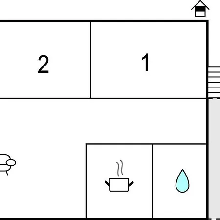 2 Bedroom Lovely In 아파트 Tranekær
